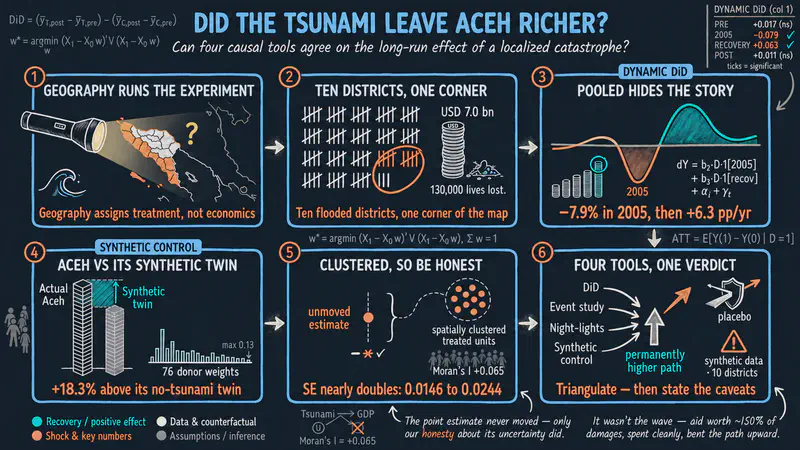 ¿Recuperarse mejor? Evaluación del impacto económico del tsunami de Aceh