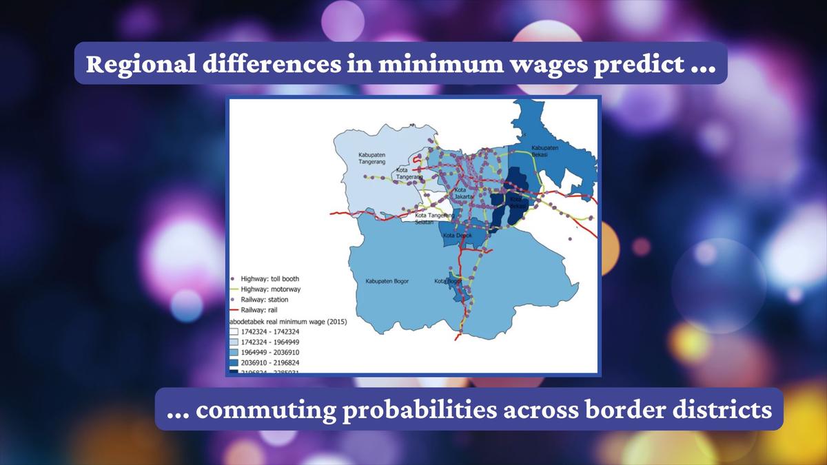 Diferenciales del salario mínimo y desplazamientos laborales entre distritos