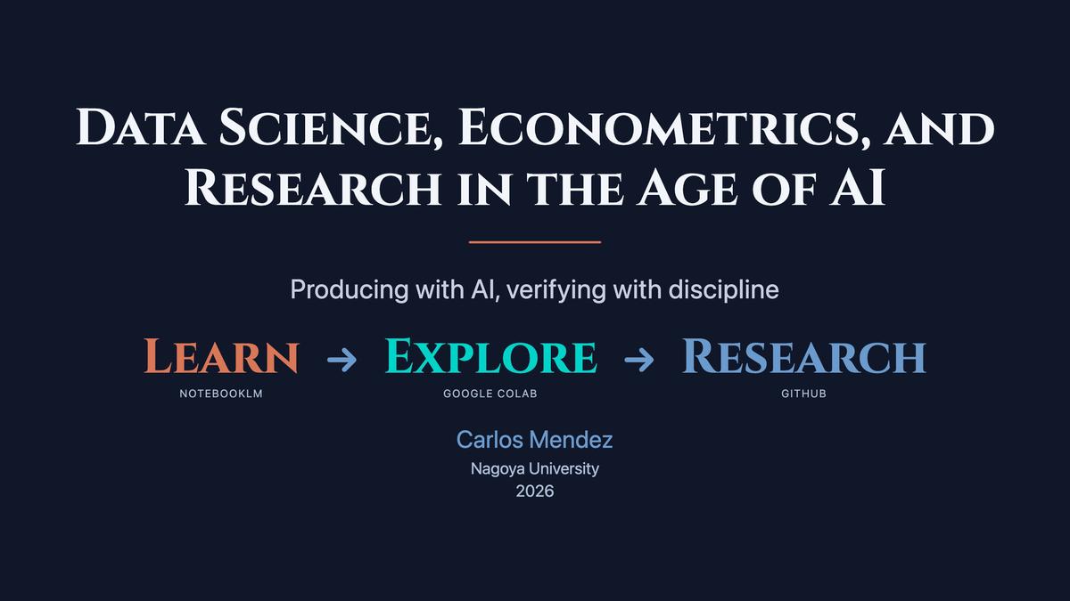 La ciencia de datos, la econometría y la investigación en la era de la IA