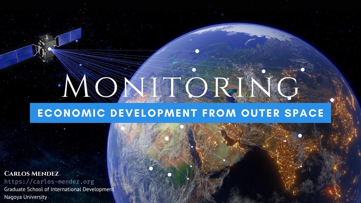 Monitorizar el desarrollo económico desde el espacio