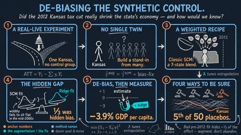 拡張Synthetic Control法：カンザス州の減税で学ぶ初心者向けチュートリアル