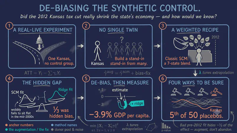 拡張Synthetic Control法：カンザス州の減税で学ぶ初心者向けチュートリアル