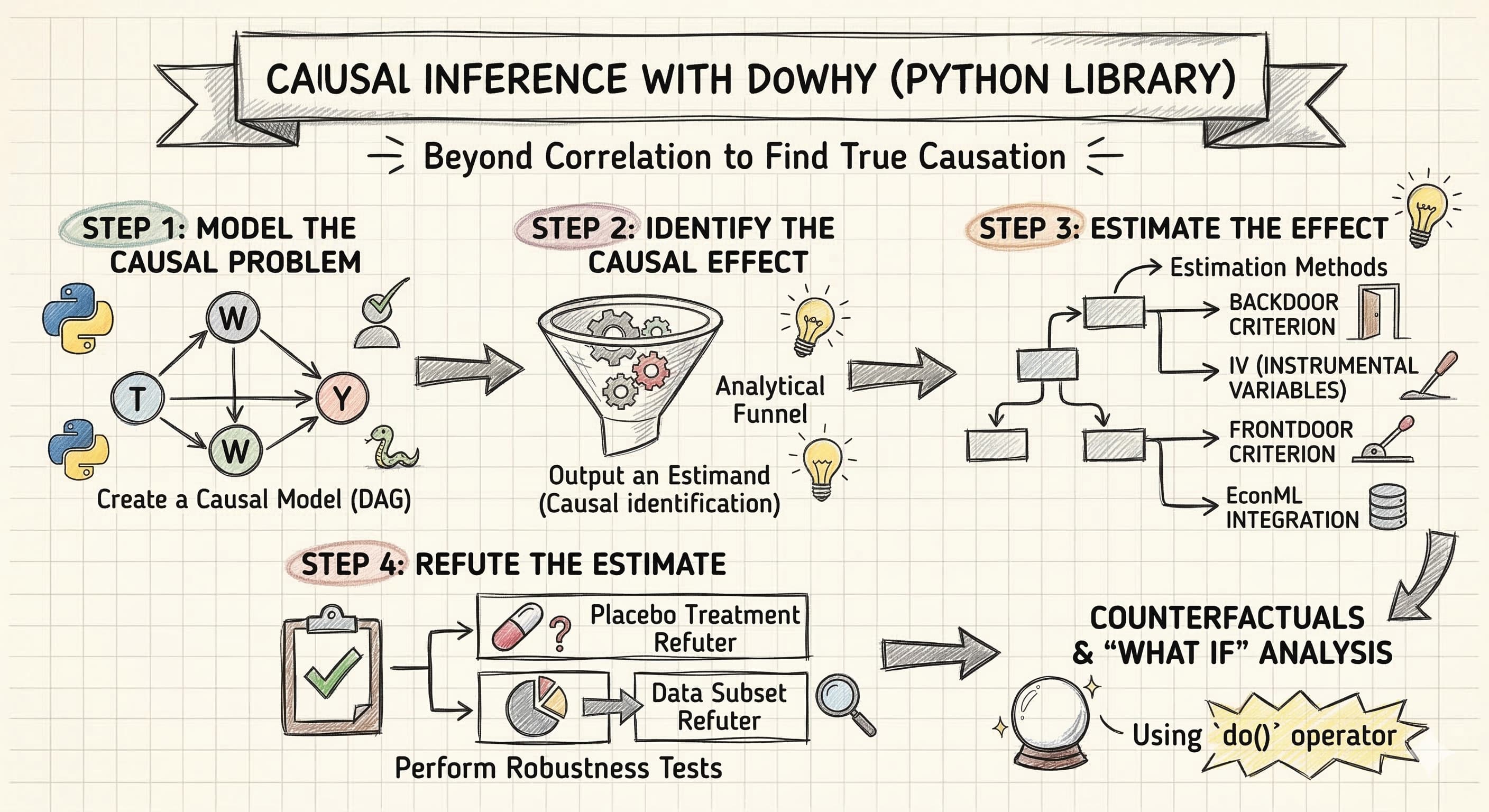 Introduction to Causal Inference: The DoWhy Approach with the Lalonde ...