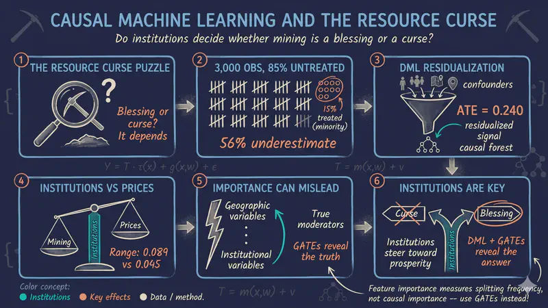 Causal Machine Learning and the Resource Curse with Python EconML