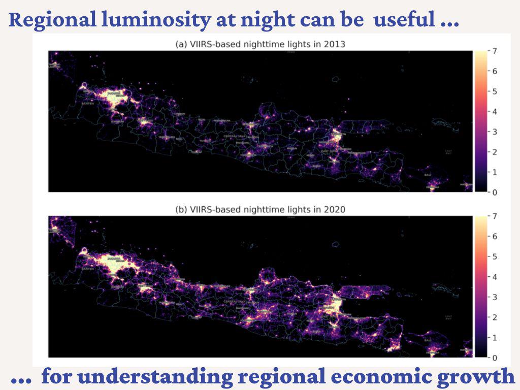 Regional luminosity through the lens of the spatial Solow model